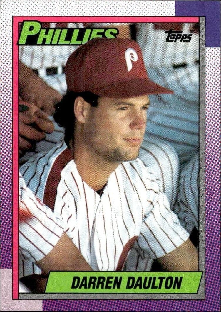 1990 Topps Darren Daulton #542 trading card