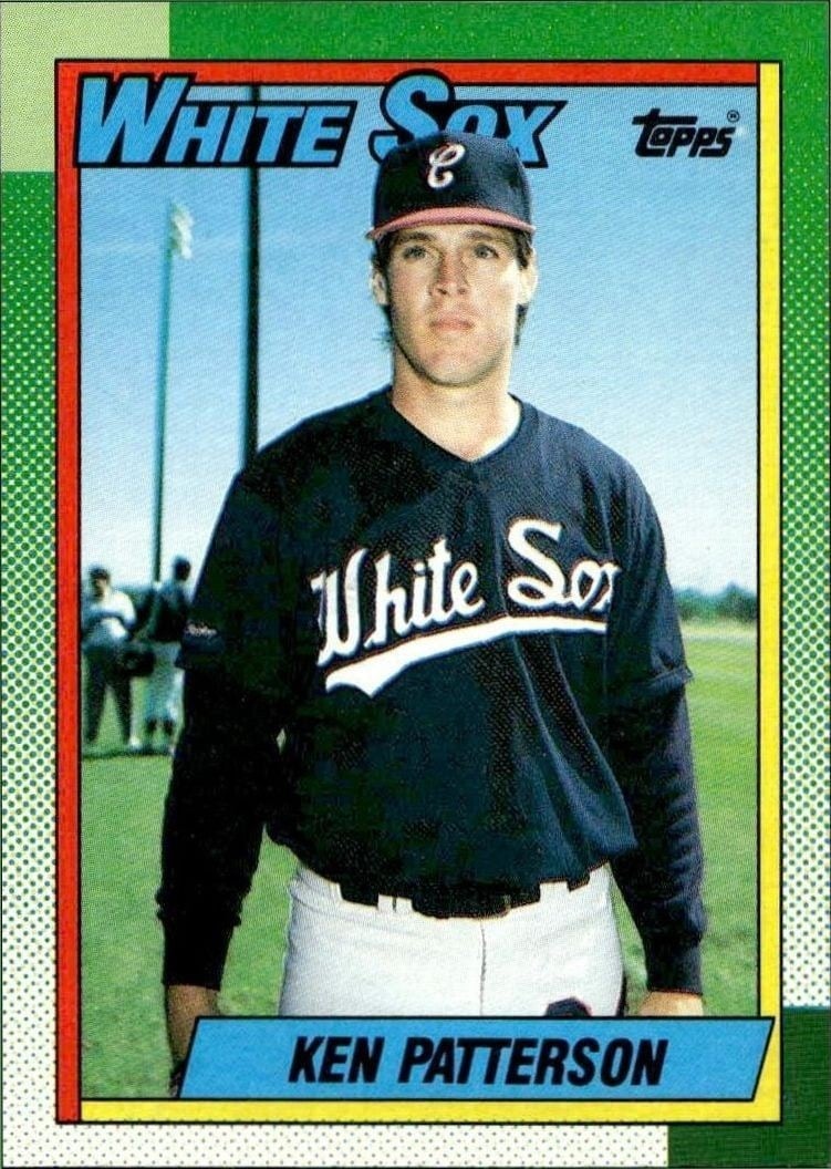 Ken Patterson 1990 Topps #156 Baseball Trading Card - Front 1990 Topps Ken Patterson #156 baseball trading card front