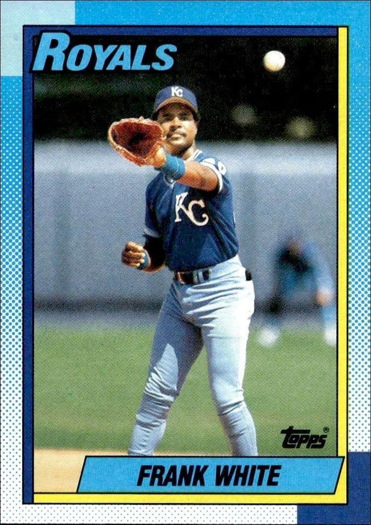 1990 Topps Frank White #479 trading card