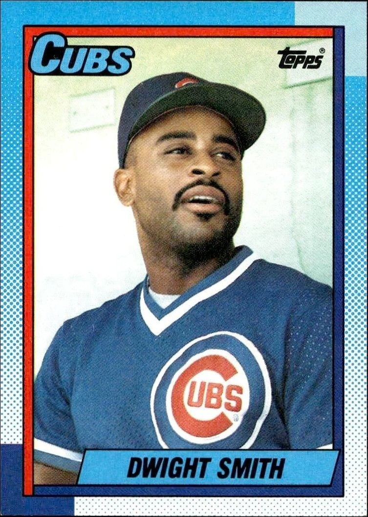 Dwight Smith 1990 Topps #311 Baseball Trading Card - Front 1990 Topps Dwight Smith #311 baseball trading card front