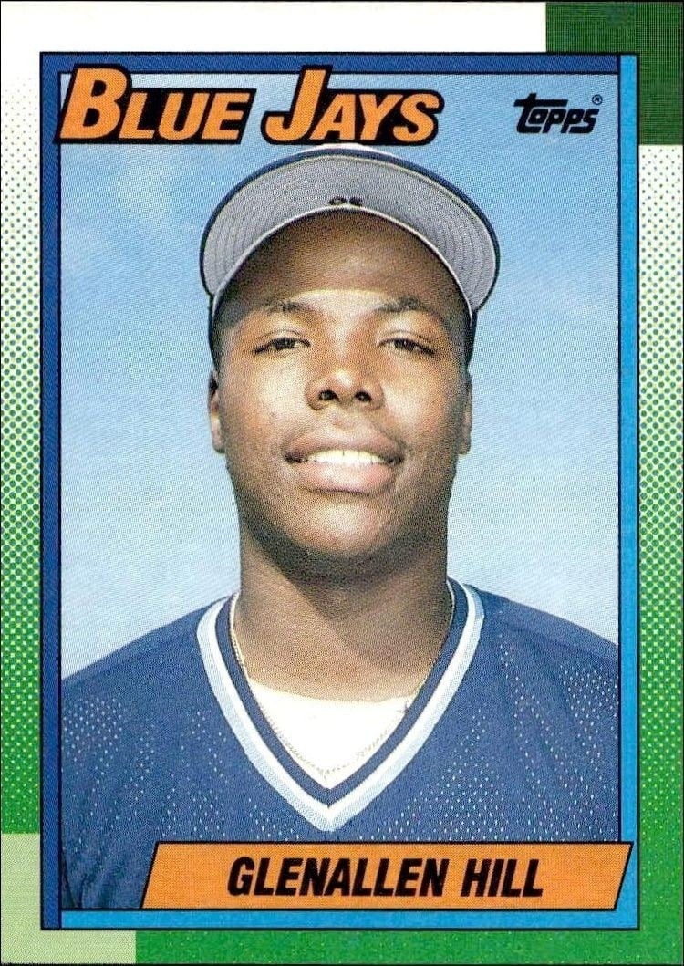 Glenallen Hill 1990 Topps #194 Baseball Trading Card - Front 1990 Topps Glenallen Hill #194 baseball trading card front