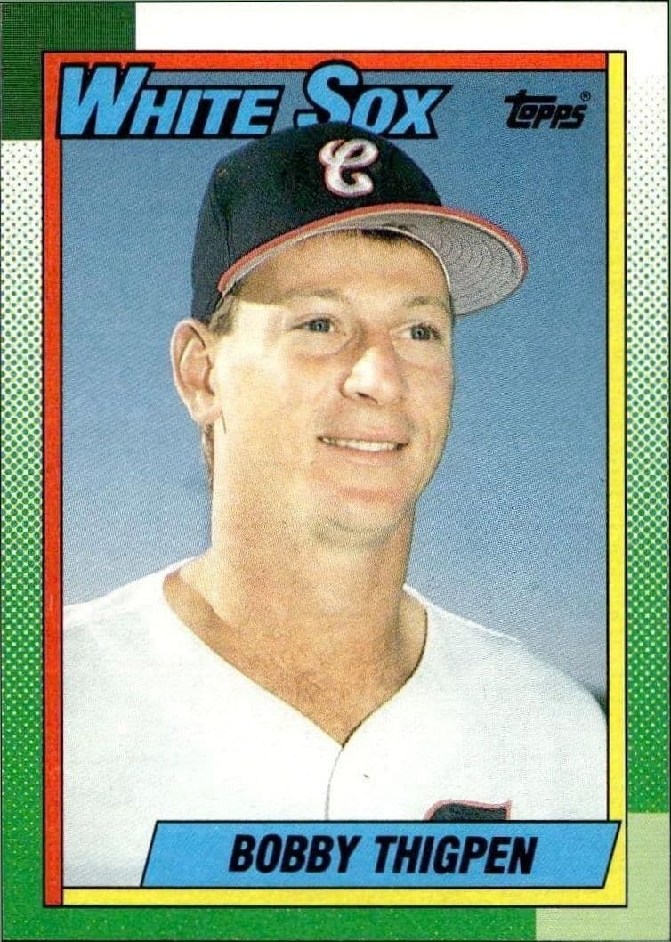 1990 Topps Bobby Thigpen #255 trading card