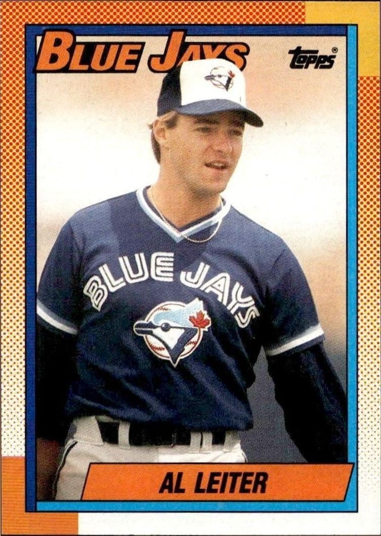 Al Leiter 1990 Topps #138 Baseball Trading Card - Front 1990 Topps Al Leiter #138 baseball trading card front