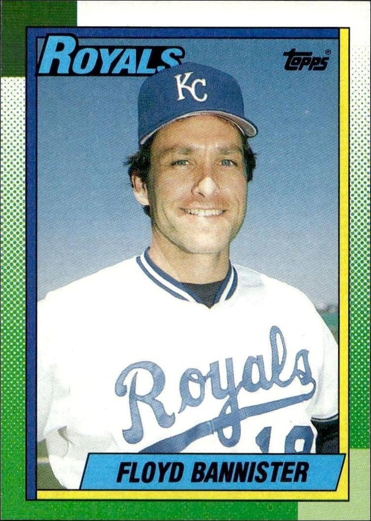 Floyd Bannister 1990 Topps #116 Baseball Trading Card - Front 1990 Topps Floyd Bannister #116 baseball trading card front