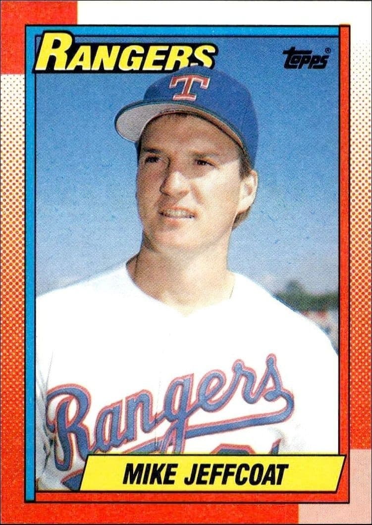 1990 Topps Mike Jeffcoat #778 trading card