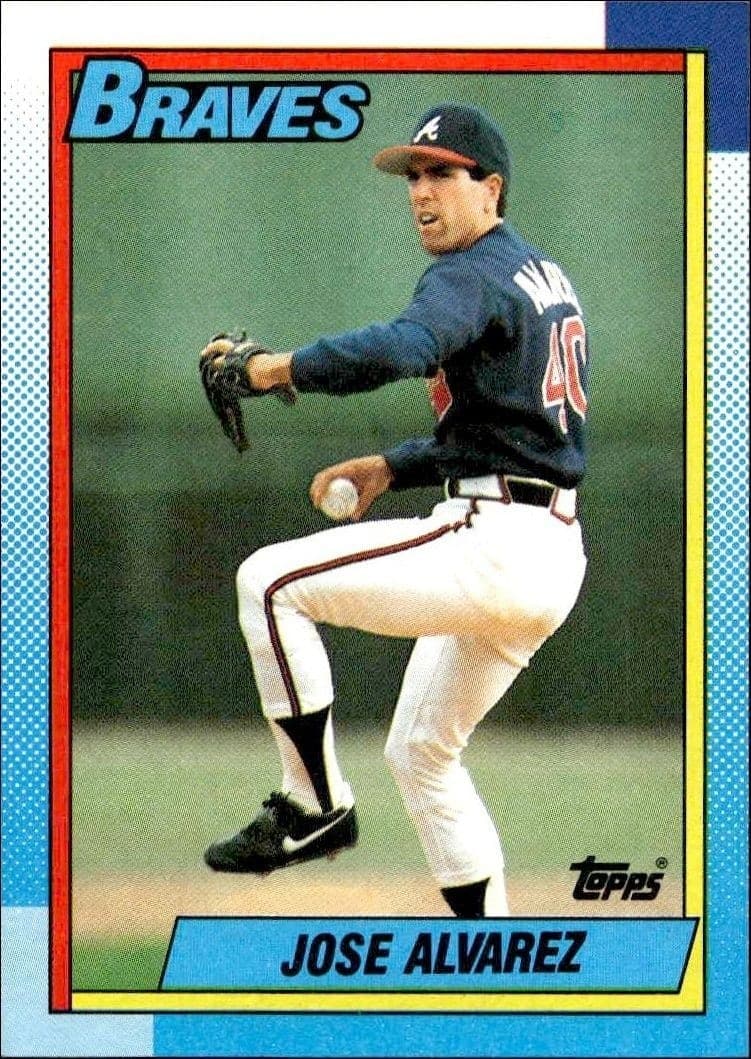 1990 Topps Jose Alvarez #782 trading card