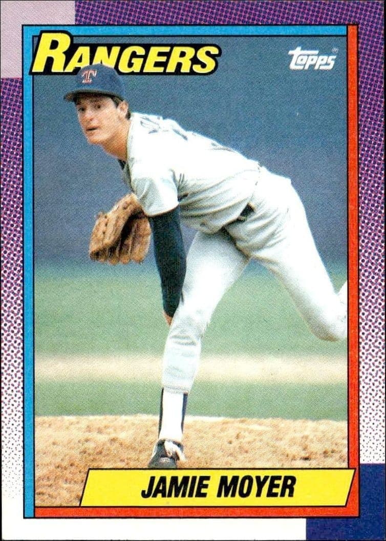 1990 Topps Jamie Moyer #412 trading card