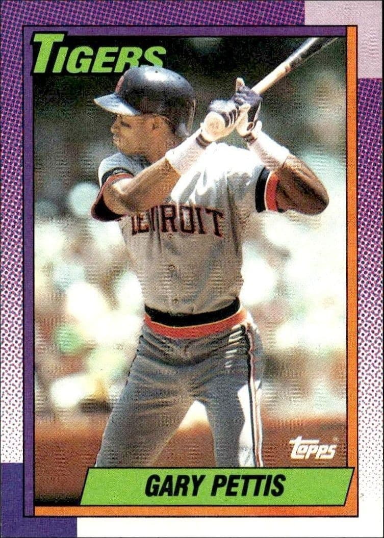 1990 Topps Gary Pettis #512 trading card