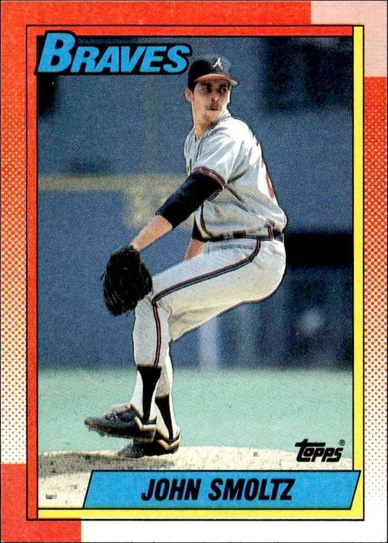 1990 Topps John Smoltz #535 trading card