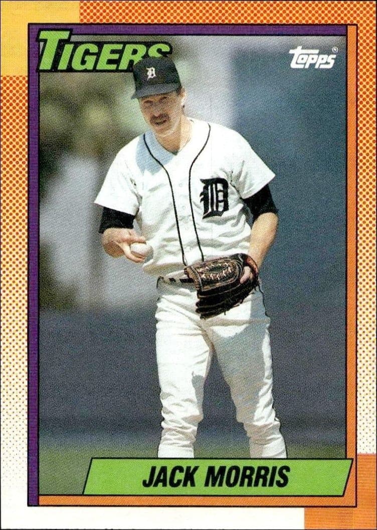 1990 Topps Jack Morris #555 trading card