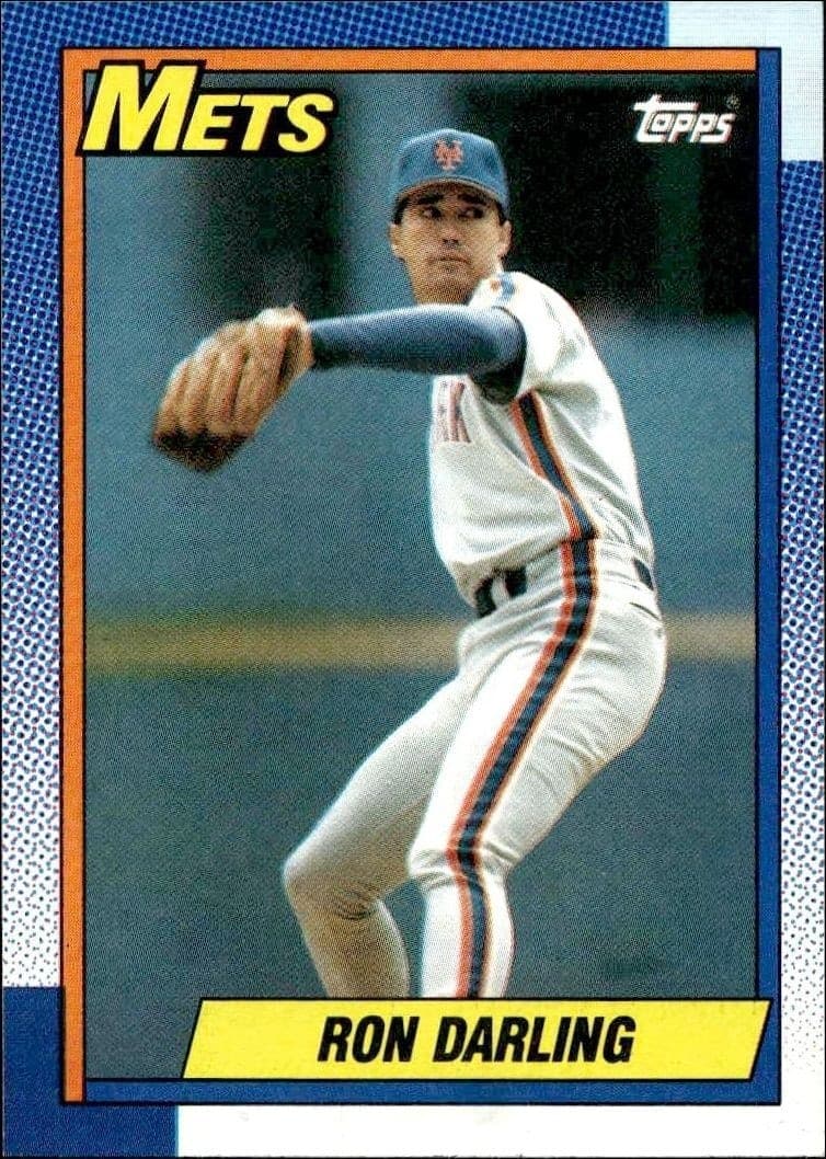 1990 Topps Ron Darling #330 trading card