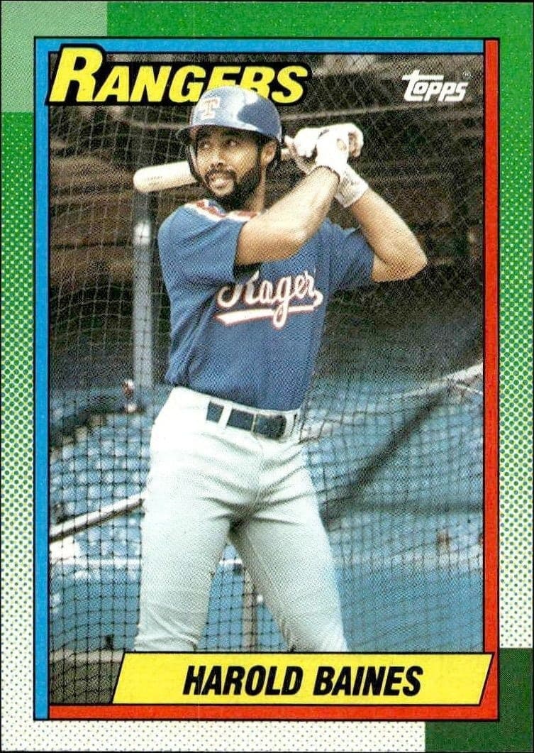 1990 Topps Harold Baines #345 trading card