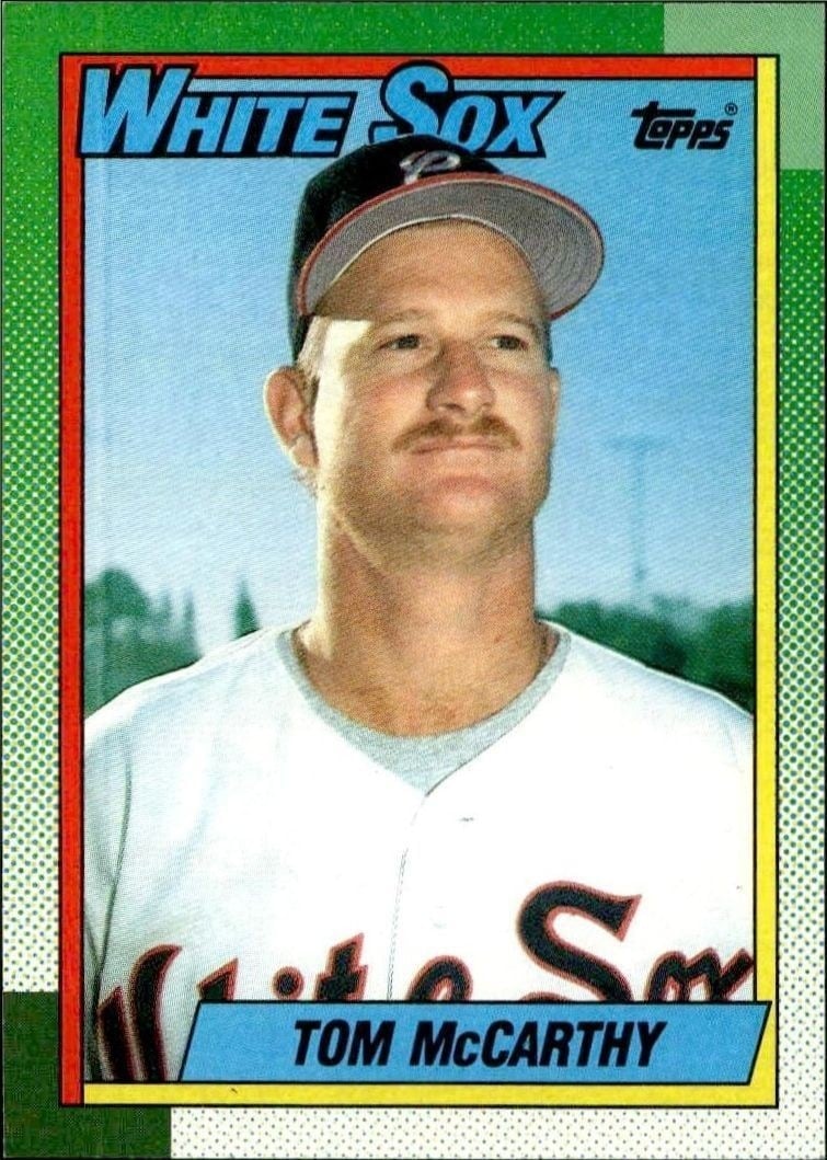 Tom McCarthy 1990 Topps #326 Baseball Trading Card - Front 1990 Topps Tom McCarthy #326 baseball trading card front