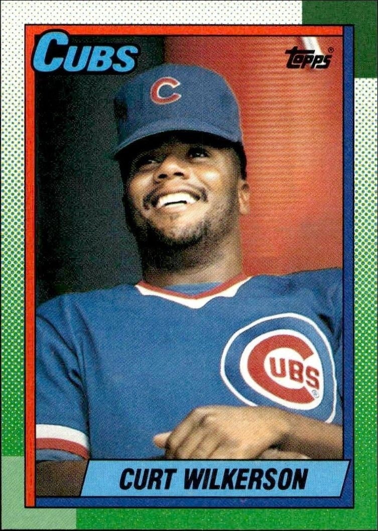 Curt Wilkerson 1990 Topps #667 Baseball Trading Card - Front 1990 Topps Curt Wilkerson #667 baseball trading card front