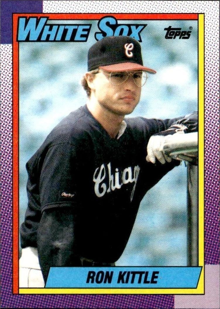 Ron Kittle 1990 Topps #79 Baseball Trading Card - Front 1990 Topps Ron Kittle #79 baseball trading card front