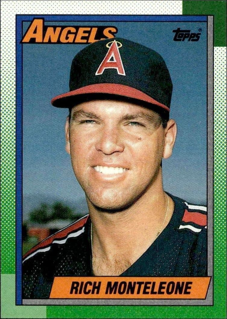 1990 Topps Rich Monteleone #99 trading card
