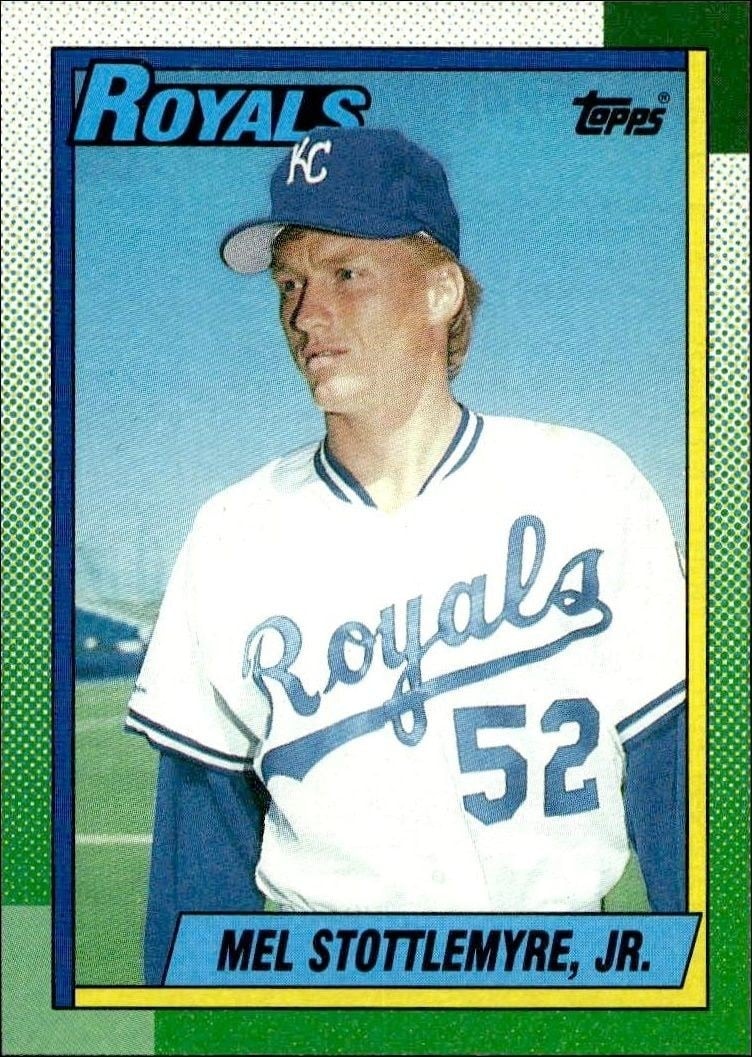 Mel Stottlemyre, Jr. 1990 Topps #263 Baseball Trading Card - Front 1990 Topps Mel Stottlemyre, Jr. #263 baseball trading card front