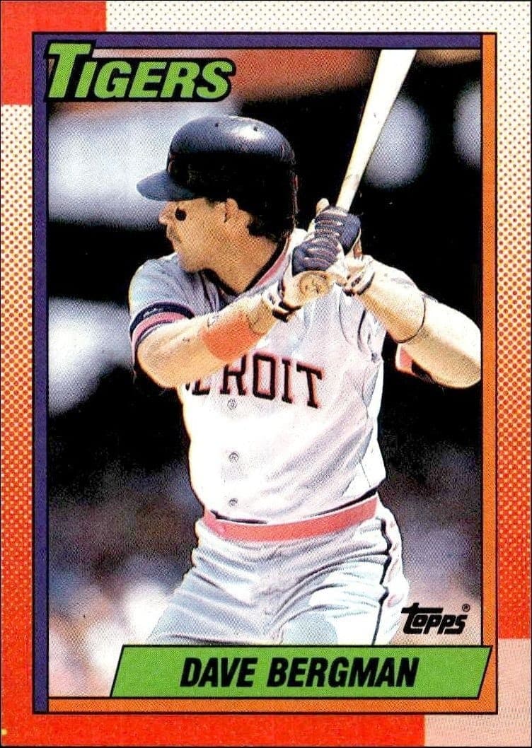 1990 Topps Dave Bergman #77 trading card