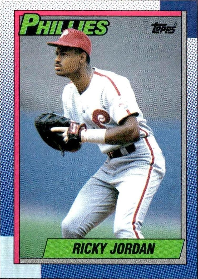 1990 Topps Ricky Jordan #216 trading card