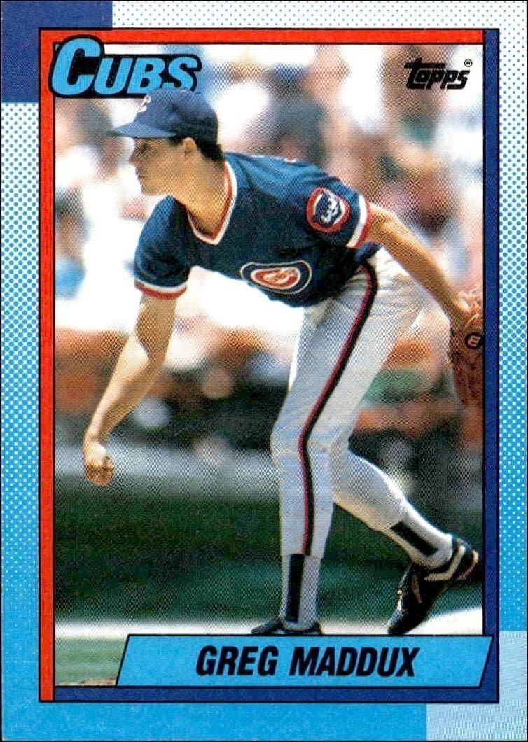 1990 Topps Greg Maddux #715 trading card