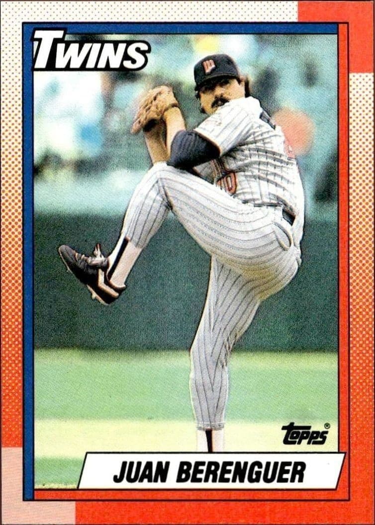 1990 Topps Juan Berenguer #709 trading card