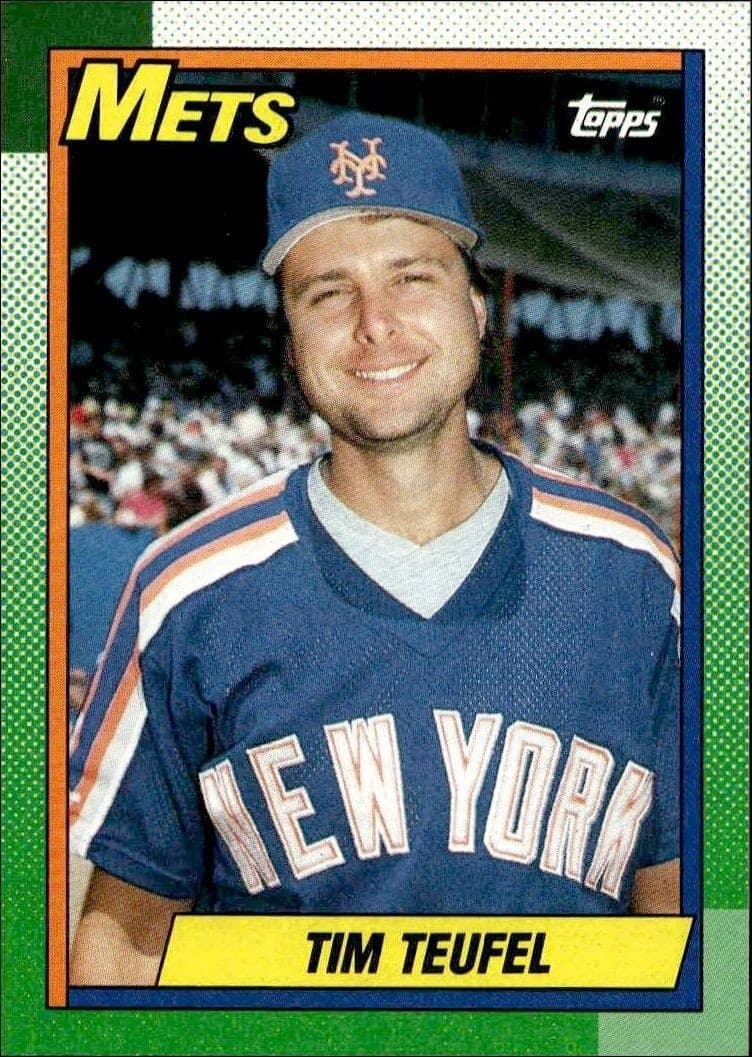 1990 Topps Tim Teufel #764 trading card