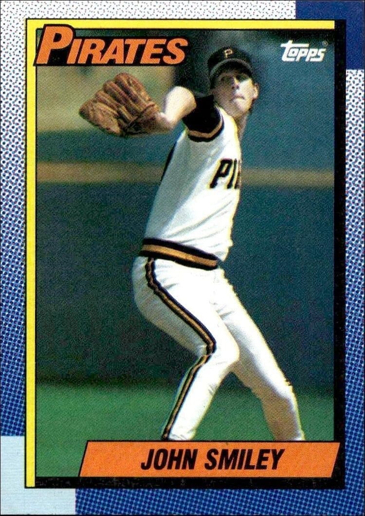 1990 Topps John Smiley #568 trading card