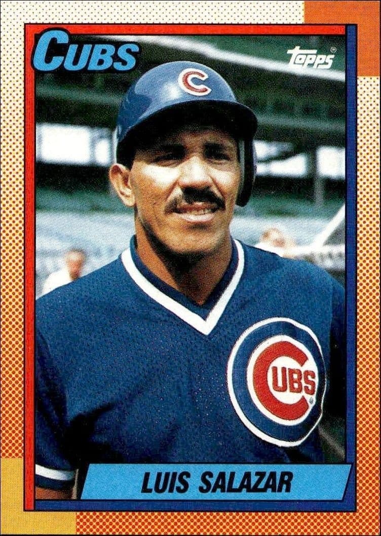 1990 Topps Luis Salazar #378 trading card