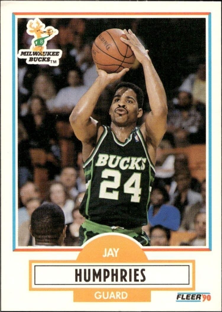 1990-91 Fleer Jay Humphries #105 trading card