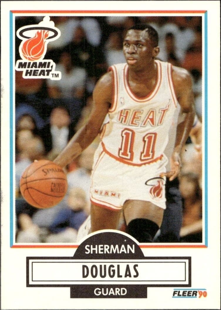 1990-91 Fleer Sherman Douglas #98 trading card