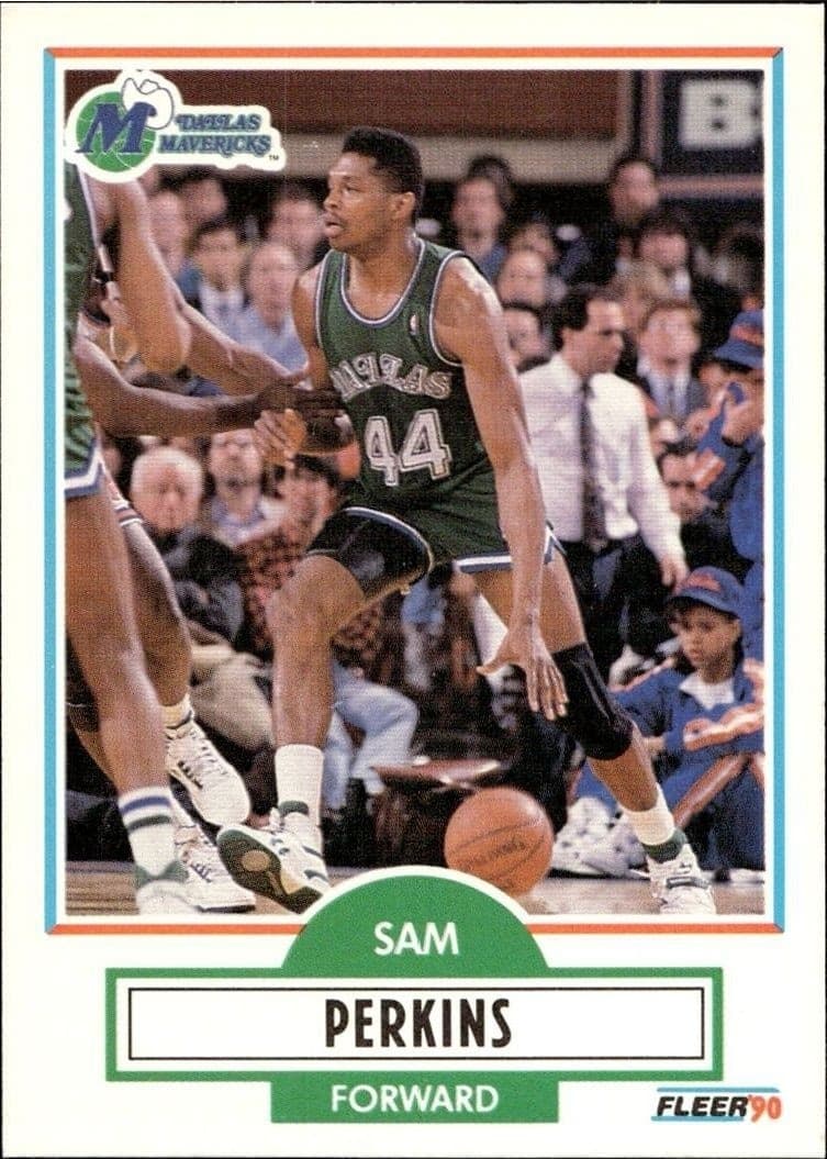 1990-91 Fleer Sam Perkins #43 trading card