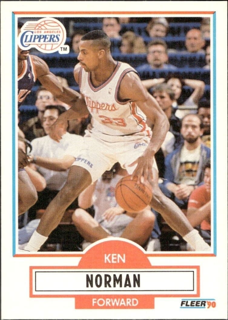 1990-91 Fleer Ken Norman #88 trading card