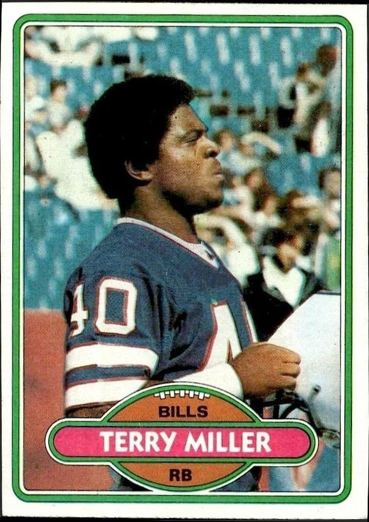 1980 Topps Terry Miller #243 trading card