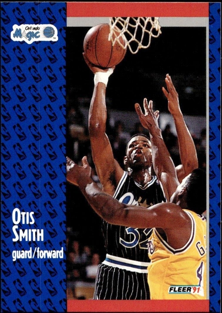 Otis Smith 1991-92 Fleer #149 Basketball Trading Card - Front 1991-92 Fleer Otis Smith #149 basketball trading card front