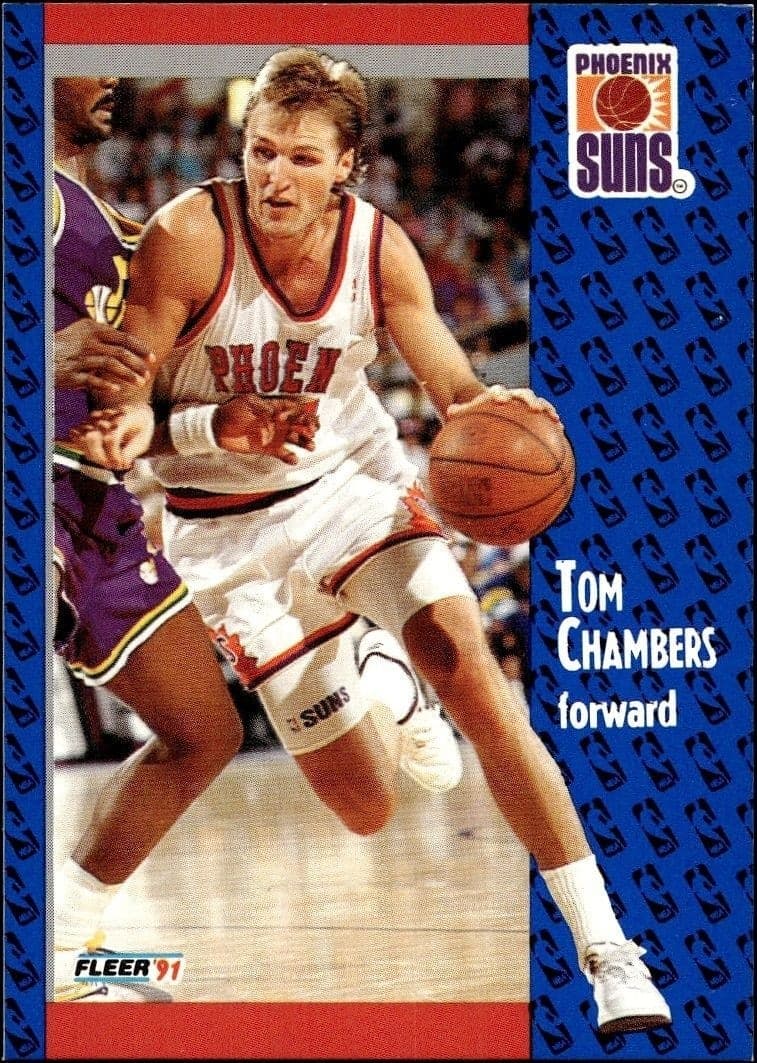 1991-92 Fleer Tom Chambers #158 trading card