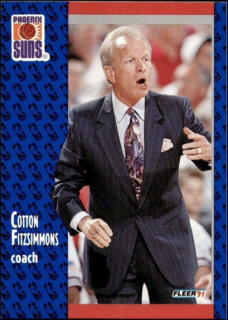 1991-92 Fleer Cotton Fitzsimmons #159 trading card