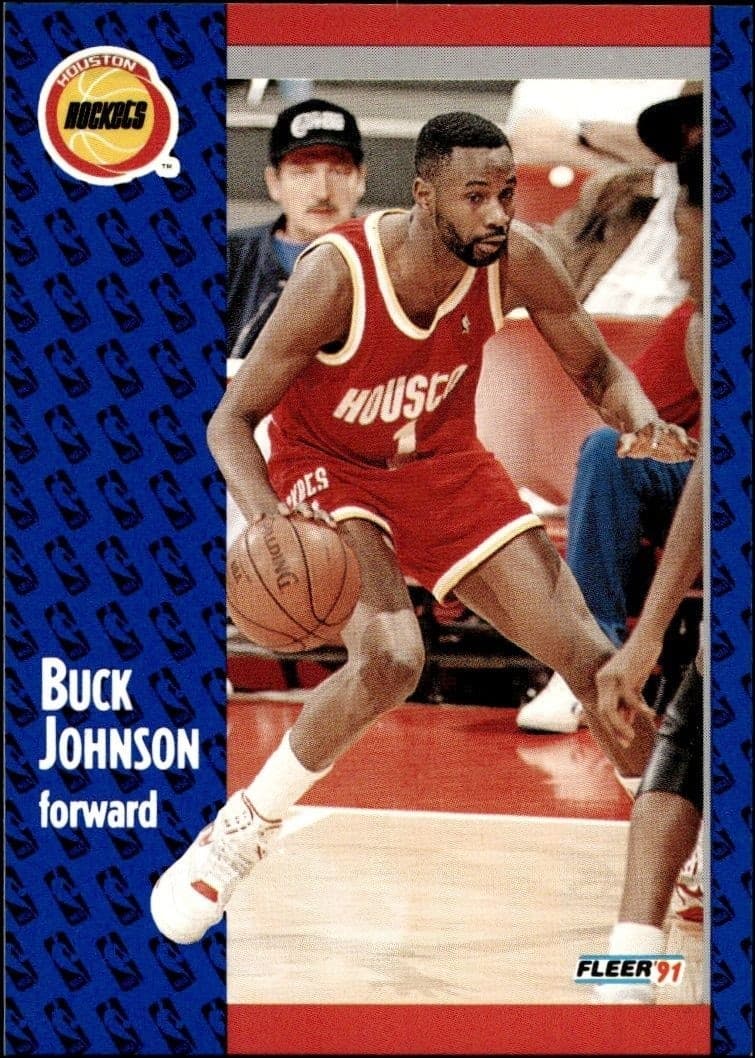 1991-92 Fleer Buck Johnson #75 trading card