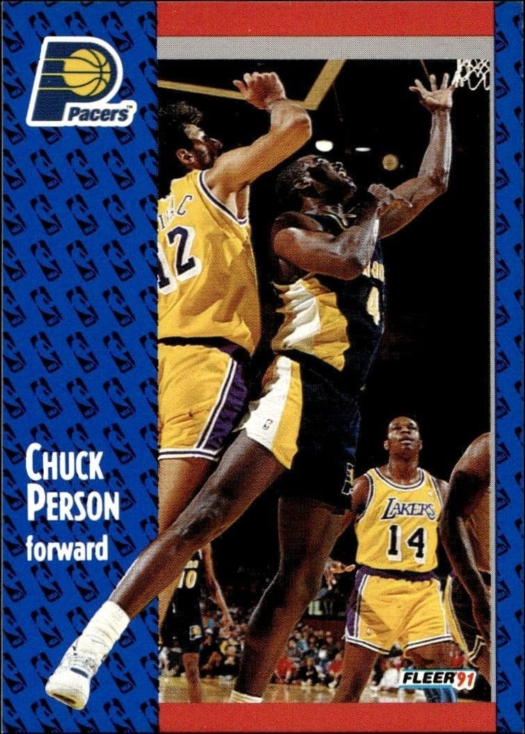 1991-92 Fleer Chuck Person #84 trading card