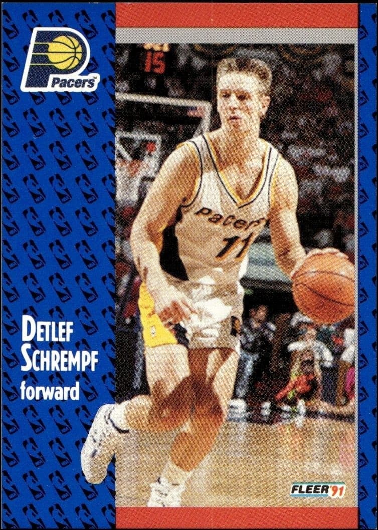 1991-92 Fleer Detlef Schrempf #85 trading card