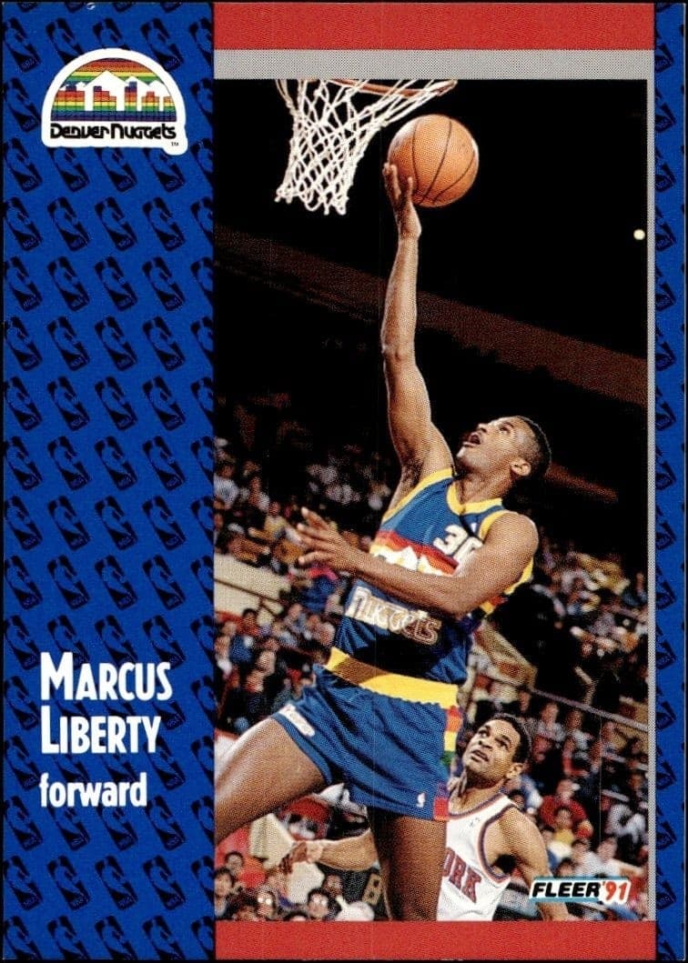 1991-92 Fleer Marcus Liberty #50 trading card