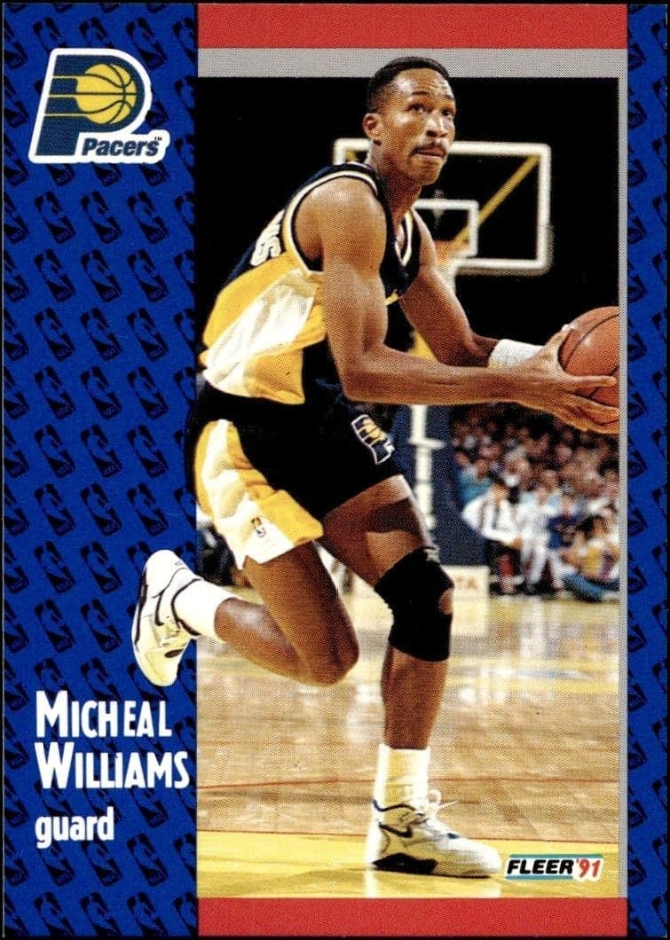1991-92 Fleer Micheal Williams #88 trading card