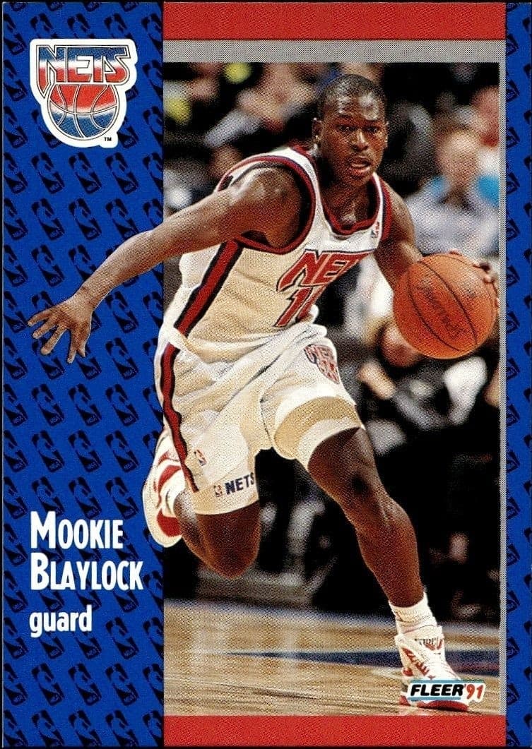 1991-92 Fleer Mookie Blaylock #128 trading card