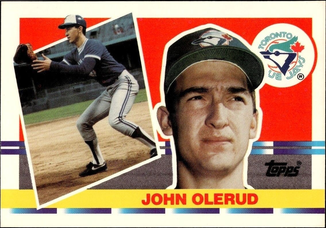 John Olerud 1990 Topps Big #199 Baseball Trading Card - Front 1990 Topps Big John Olerud #199 baseball trading card front