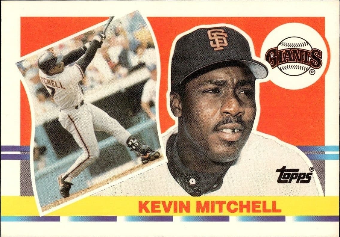 1990 Topps Big Kevin Mitchell #137 trading card