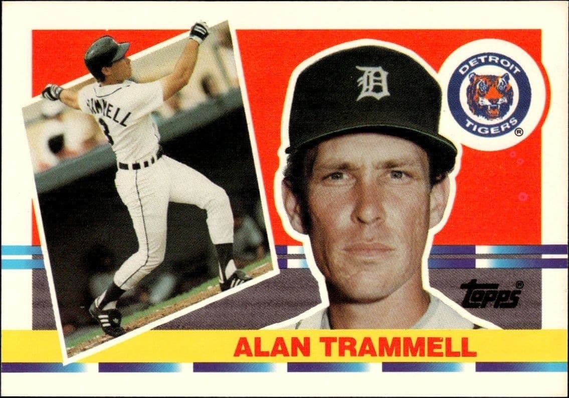 1990 Topps Big Alan Trammell #190 trading card