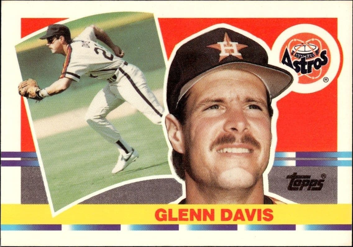 1990 Topps Big Glenn Davis #122 trading card