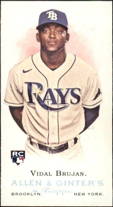 Vidal Brujan 2022 Topps Allen & Ginter #RDV-2 Baseball Trading Card - Front 2022 Topps Allen & Ginter Vidal Brujan #RDV-2 baseball trading card front