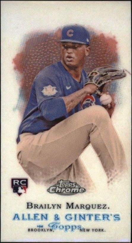 Brailyn Marquez 2021 Topps Allen & Ginter Chrome #MRD-8 Baseball Trading Card - Front 2021 Topps Allen & Ginter Chrome Brailyn Marquez #MRD-8 baseball trading card front