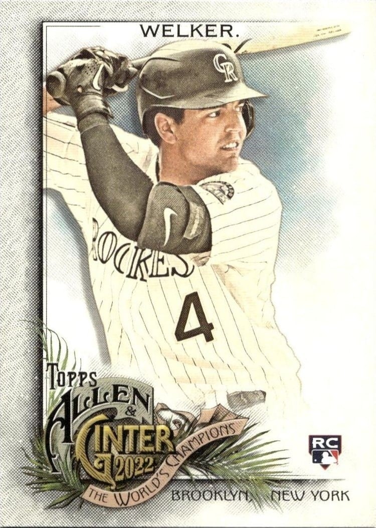 2022 Topps Allen & Ginter Colton Welker #197 trading card