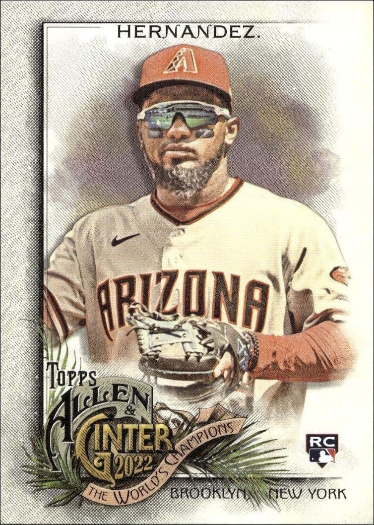 2022 Topps Allen & Ginter Yonny Hernandez #47 trading card